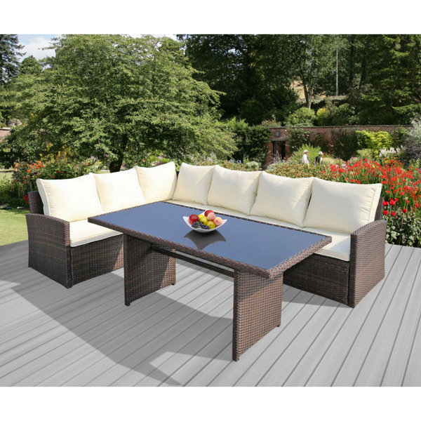 SunTime Outdoor Living Perth 5 Person Seating Group with Cushions